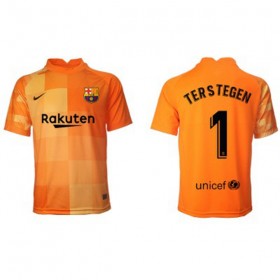 Billige Fotballdrakter FC Barcelona Keeper Ter Stegen 1 Hjemmedraktsett 2021/22 Kortermet